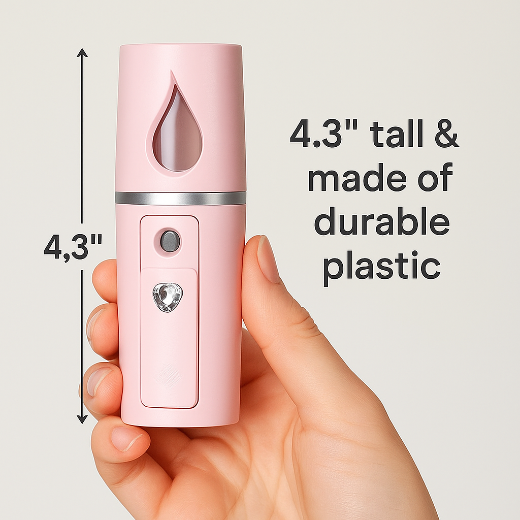 Mini Nano Mist Sprayer – On-the-Go Hydration & Glow Booster