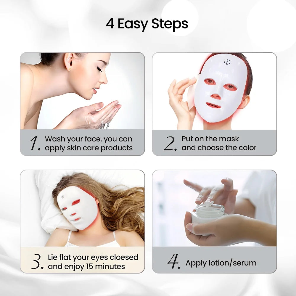 RevyaSkin "DermaLight" LED Face Mask