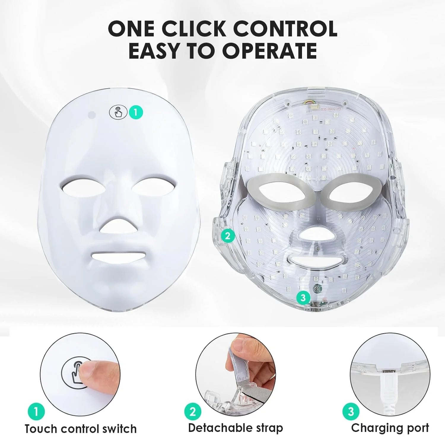 RevyaSkin "DermaLight" LED Face Mask