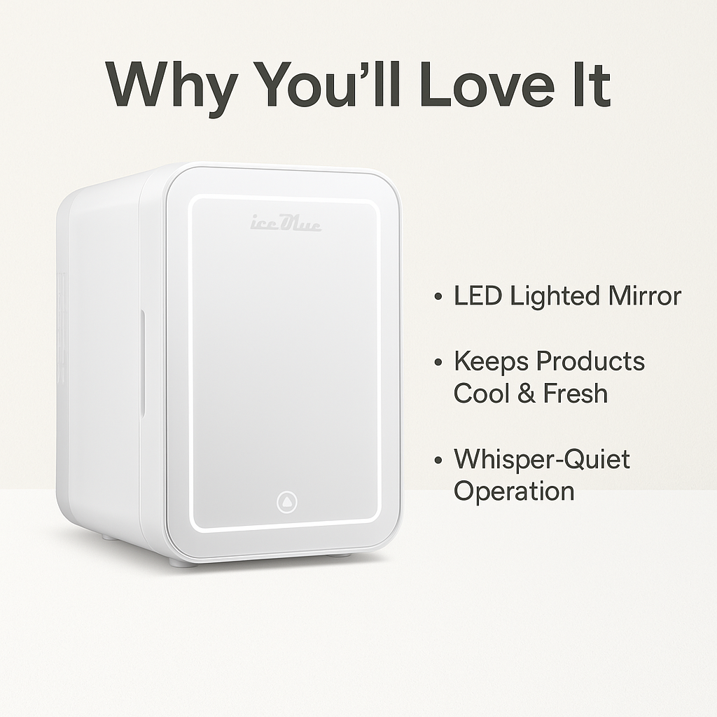 RevyaChill™ IceBlue Beauty Fridge