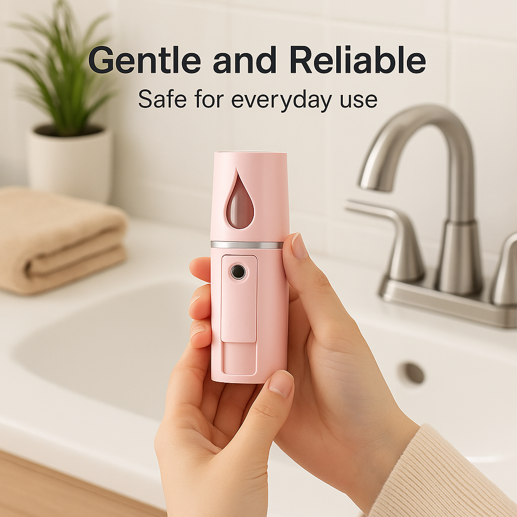 Mini Nano Mist Sprayer – On-the-Go Hydration & Glow Booster