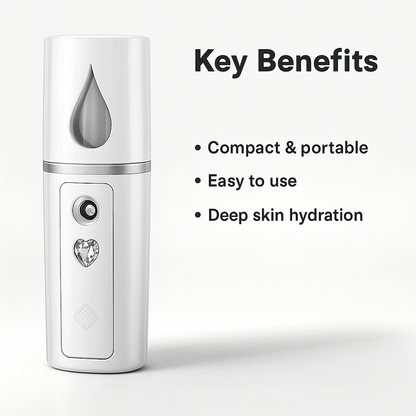 Mini Nano Mist Sprayer – On-the-Go Hydration & Glow Booster