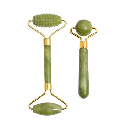 RevyaStone™ Jade Roller & Gua Sha Set