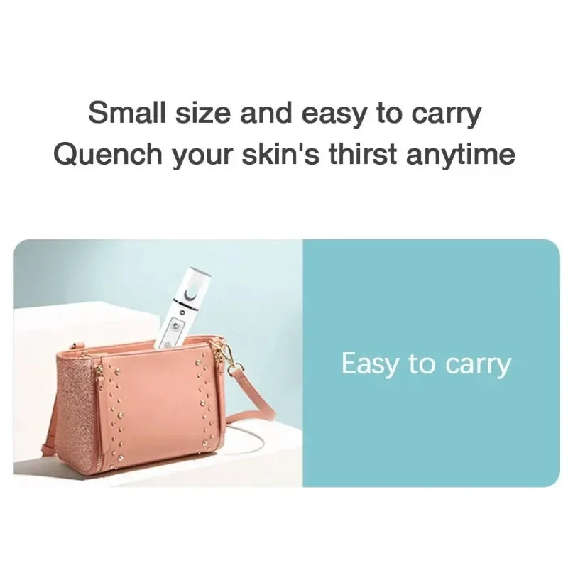 Mini Nano Mist Sprayer – On-the-Go Hydration & Glow Booster