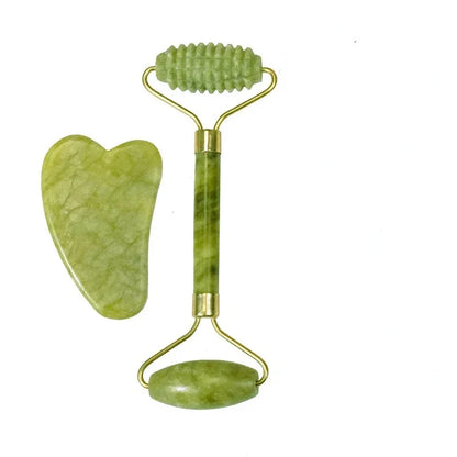 RevyaStone™ Jade Roller & Gua Sha Set