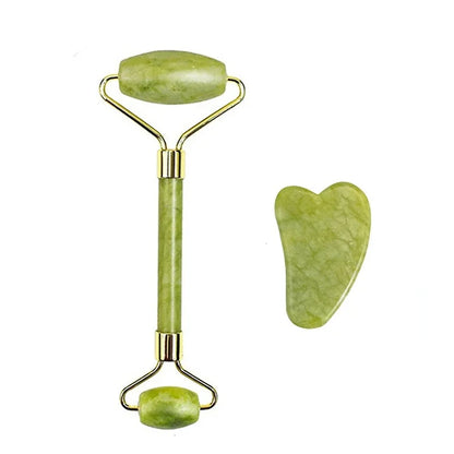 RevyaStone™ Jade Roller & Gua Sha Set